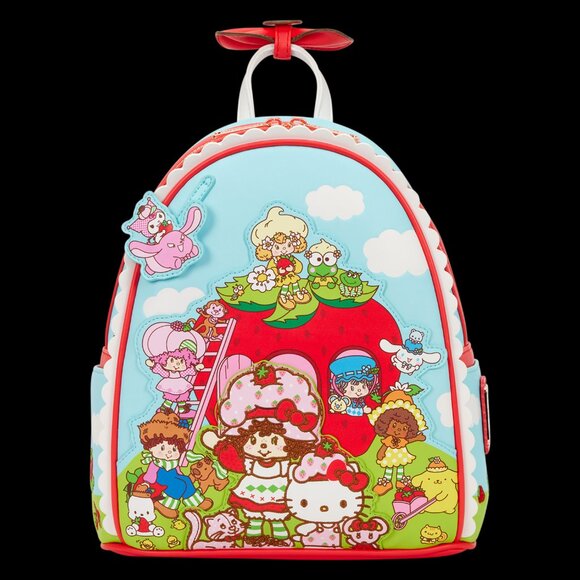 Loungefly Sanrio Hello Kitty & Friends x Strawberry Shortcake Scented Backpack - Picture 1 of 5